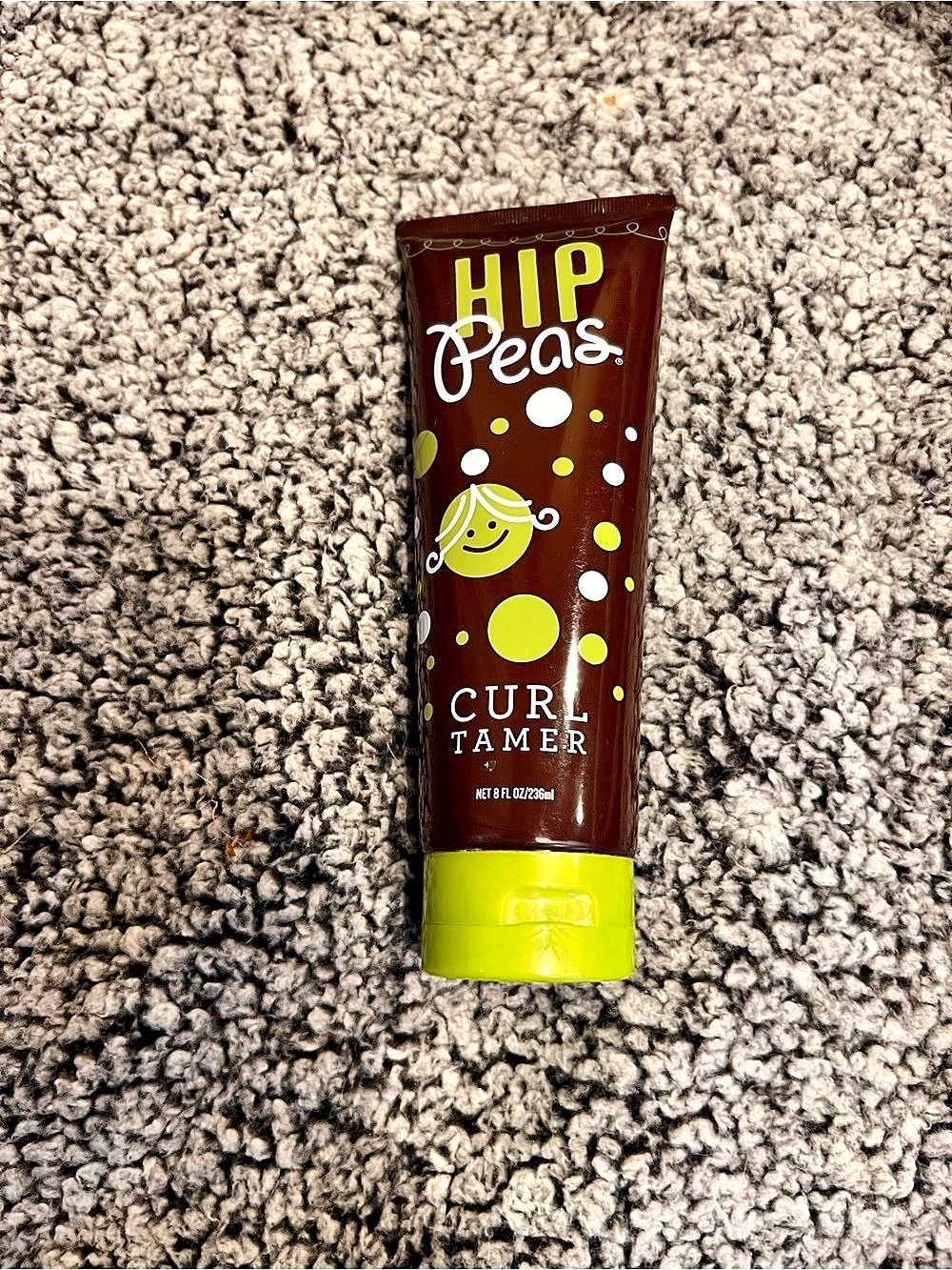 HIP Peas Curl Tamer Hair Styling Product Used